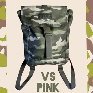 VS PINK Camo Backpack